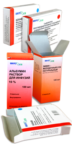 Упаковка из целлюлозного и макулатурного картона